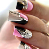 24pcs/Set Press On Nails BKS1842
